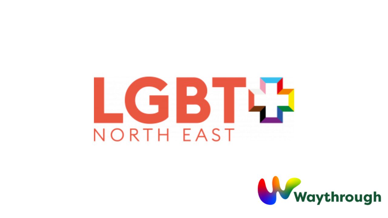 LGBT+ NORTH EAST - WAYTHROUGH logo