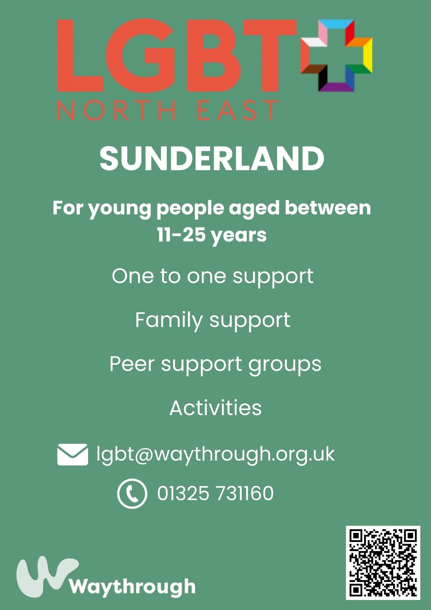 LGBT+ Sunderland Flyer (A4)